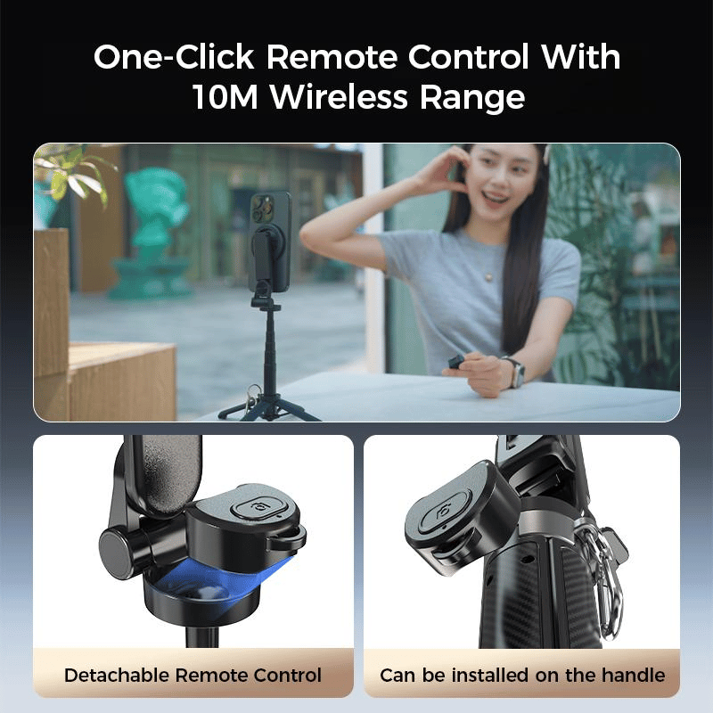 4-in-1 Multifunctional 360° Rotation Magnetic Selfie Stick