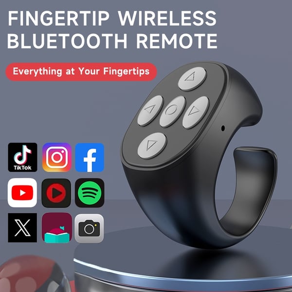 Fingertip Wireless Bluetooth Remote Control